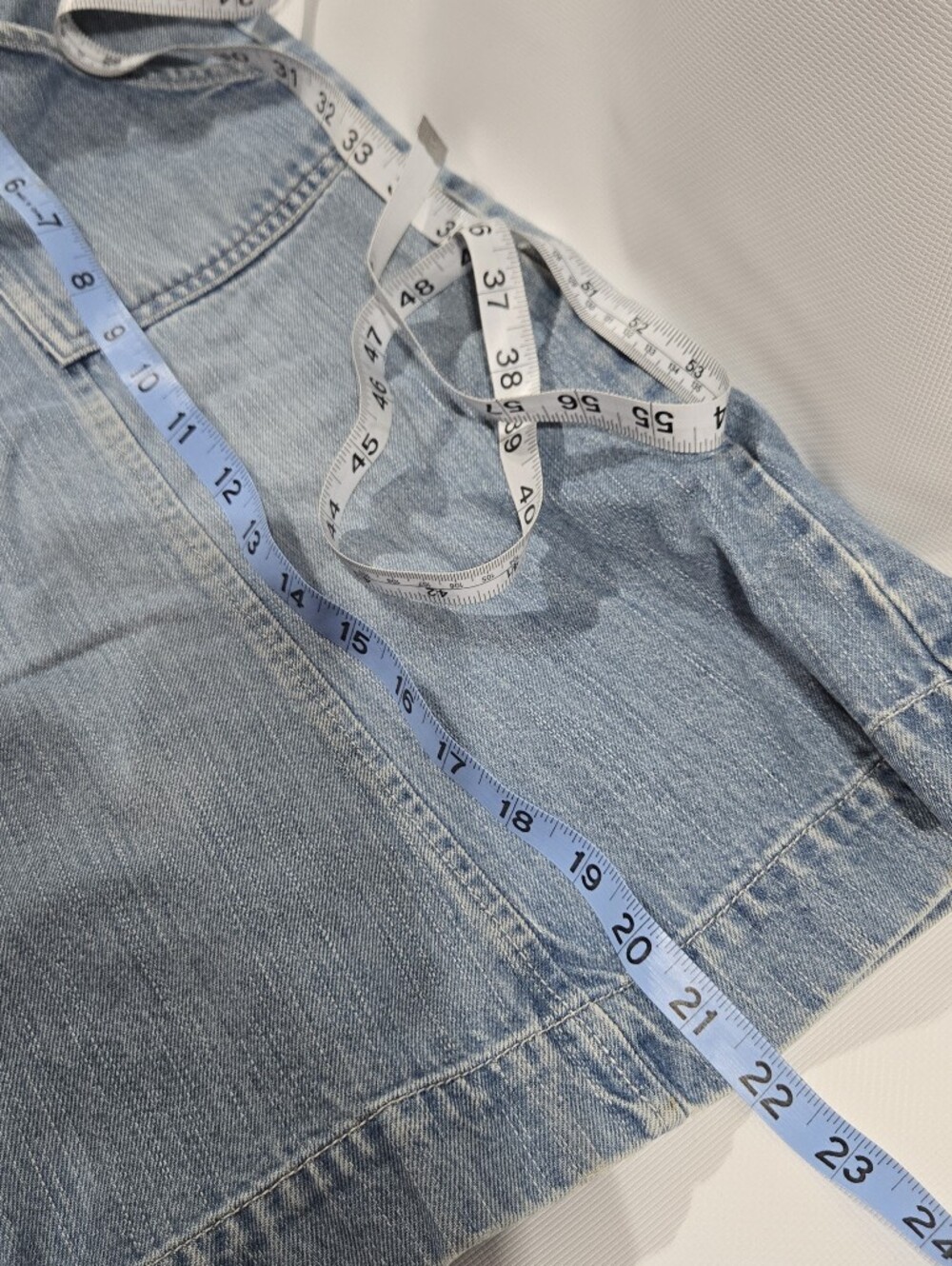Edddie Bauer Blue Jean Skirt Sz 8 Like New!High Quality - Picture 11 of 12
